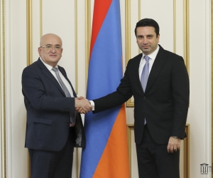 ԱԺ նախագահ Ալեն Սիմոնյանն ընդունել է Վրաստանի սահմանադրական դատարանի նախագահի գլխավորած պատվիրակությանը