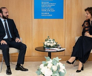 Armenian Foreign Minister, UNESCO Head Discuss Protection of Armenian Heritage Sites in Artsakh