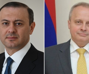 ԱԽ քարտուղար Արմեն Գրիգորյանն ընդունել է Հայաստանում ՌԴ դեսպան Սերգեյ Կոպիրկինին