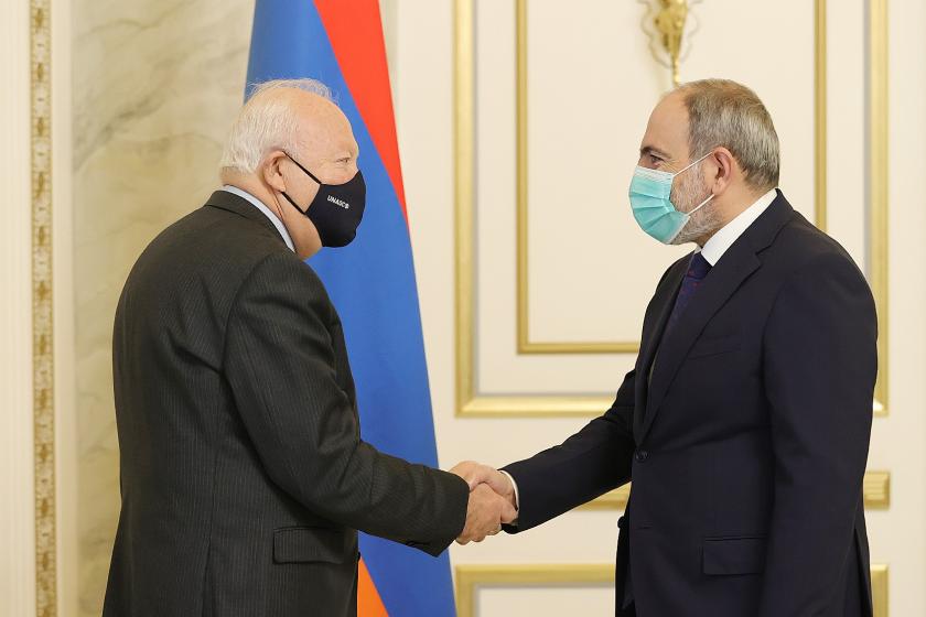 Pashinyan, UN Under-Secreatry-General Discuss Protection of Armenian Cultural Heritage in Karabakh