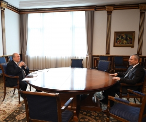 Արմեն Սարգսյանը հանդիպել է «Արդար Հայաստան» կուսակցության նախագահ Նորայր Նորիկյանին