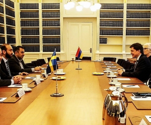 Արարատ Միրզոյանը հանդիպել է Շվեդիայի խորհրդարանի նախագահին