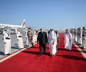 Armenian President Arrives in Qatar