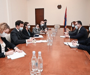Ֆինանսների նախարար Տիգրան Խաչատրյանն ընդունել է Ֆրանսիայի դեսպանին