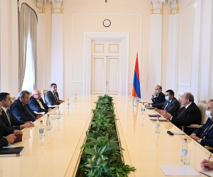 Նախագահն ընդունել է Պաղեստինի Եկեղեցիների հարցով բարձրագույն նախագահական կոմիտեի ղեկավարի գլխավորած պատվիրակությանը