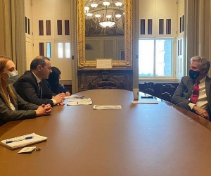 Արմեն Գրիգորյանը հանդիպել է ԱՄՆ Ներկայացուցիչների պալատի հայկական հանձնախմբի համանախագահին
