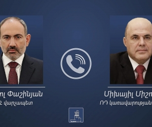 Նիկոլ Փաշինյանը հեռախոսազրույց է ունեցել Միխայիլ Միշուստինի հետ