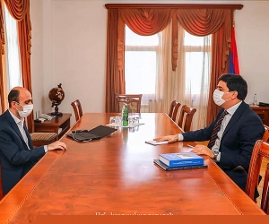 Արտակ Բեգլարյանը հանդիպել է ՄԻԵԴ Հայաստանի ներկայացուցիչ Եղիշե Կիրակոսյանին