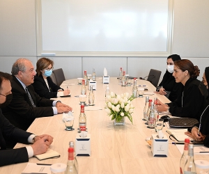 Նախագահ Սարգսյանը հանդիպել է ԱՄԷ շրջակա միջավայրի և կլիմայական​ փոփոխությունների նախարարին