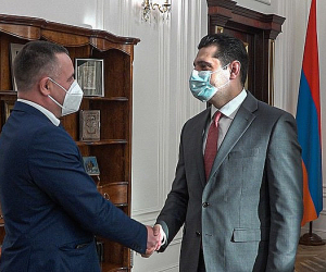 Փոխվարչապետ Համբարձում Մաթևոսյանն ընդունել է Լիտվայի ոստիկանապետին
