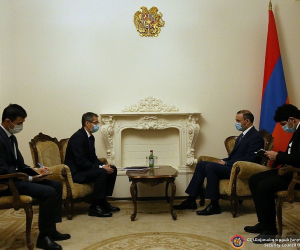 ԱԽ քարտուղար Արմեն Գրիգորյանը հանդիպել է Ղազախստանի դեսպան Իմանբաև Բոլատ Բարիևիչին