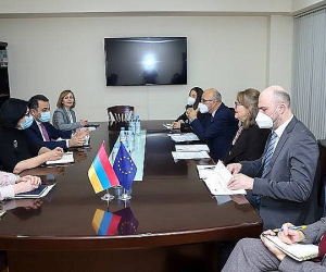 ԱԳՆ տեղակալն ընդունել է ԵԽ Ազգային փոքրամասնությունների պաշտպանության կոնվենցիայի պատվիրակությանը