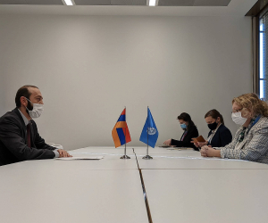 Արարատ Միրզոյանը հանդիպել է ՄԱԿ Ժնևյան գրասենյակի գլխավոր տնօրենին