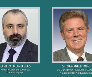 Կայացել է Դավիթ Բաբայանի հեռավար հանդիպումը Ֆրենք Փալոունի հետ