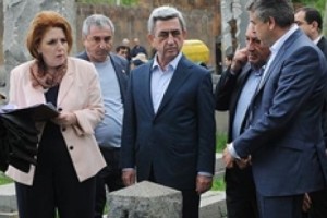 Նախագահ Սարգսյանի շրջայցը մայրաքաղաքում