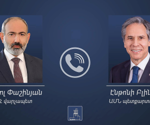 Pashinyan, Blinken Discuss Developments in South Caucasus, Karabakh