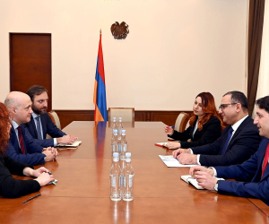 Տիգրան Խաչատրյանն աշխատանքային հանդիպում է ունեցել ՎԶԵԲ պատվիրակության հետ