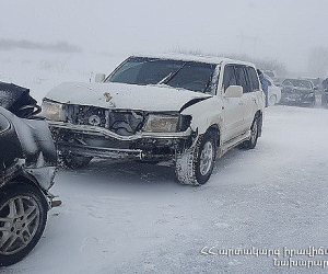Երևան-Սևան ավտոճա­նապարհին բախվել է մոտ 17 ավտոմեքենա․ կա 3 տուժած