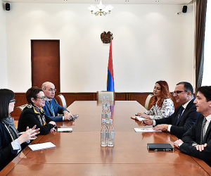 Ֆինանսների նախարարն ընդունել է Ֆրանսիայի դեսպան Անն Լույոյին