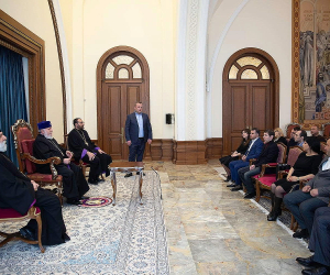 Ամենայն Հայոց Կաթողիկոսն ընդունել է Դատավորների միության անդամներին