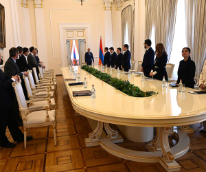 Վահագն Խաչատուրյանն ընդունել է Իտալիայի արտաքին գործերի և միջազգային համագործակցության նախարար Լուիջի դի Մայոյին