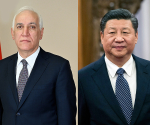 Armenian President Marks 30th Anniversary of Diplomatic Relations with China; Visits New Embassy