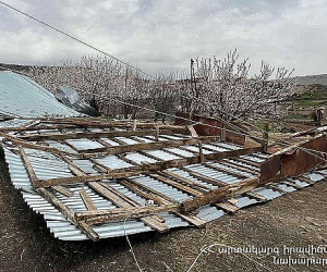 Վնասներ՝ քամու հետևանքով
