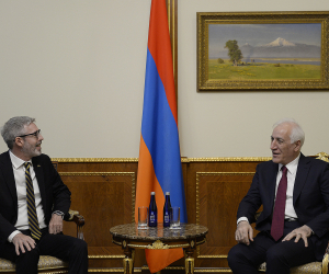Վահագն Խաչատուրյանն ընդունել է Հայաստանում Շվեդիայի դեսպան Պատրիկ Սվենսոնին