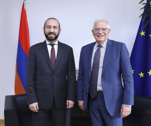Armenian, EU Foreign Affairs Heads Discuss Karabakh Conflict