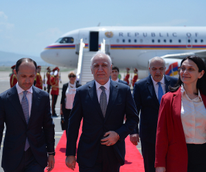 Armenian President in Georgia on Official Visit