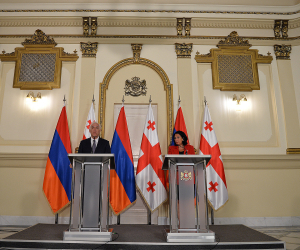 Armenian, Georgian Presidents Meet in Tbilisi
