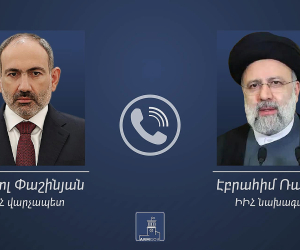 Премьер-министр Пашинян провел телефонный разговор с президентом Ирана