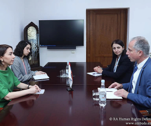 ՄԻՊ-ն ընդունել է  Կոնրադ Ադենաուեր հիմնադրամից Ստեֆան Մալերիուսին և Լիանա Մարուքյանին