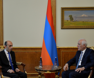 Armenian President, Artsakh State Minister Discuss Post-War Humanitarian Challenges