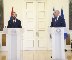 Արարատ Միրզոյանի մամուլի համար հայտարարությունը՝ Հունաստանի ԱԳ նախարար Նիկոս Դենդիասի հետ հանդիպման արդյունքներով