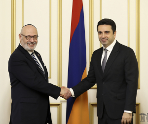 Ալեն Սիմոնյանն ընդունել է Իսրայելի դեսպանին