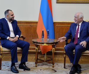 Նախագահ Վահագն Խաչատուրյանն ընդունել է Շվեդիայի խորհրդարանի պատգամավոր Արին Կարապետին