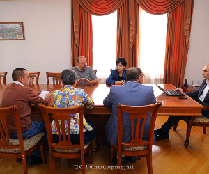 Արտակ Բեգլարյանի հետ քննարկվել են պետական դրամատիկական թատրոնի շենքի վերակառուցման նախագծային աշխատանքները