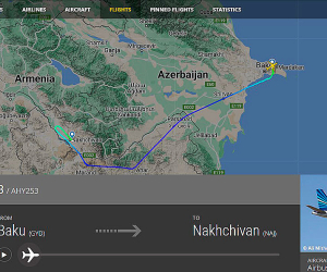 С сегодняшнего дня азербайджанские и турецкие гражданские самолеты не заходят в воздушное пространство Армении