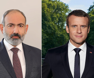 Pashinyan, Macron Discuss Border Situation