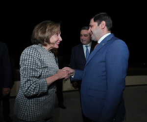 Pelosi, Armenian Defense Minister Discuss Defense Sector Cooperation