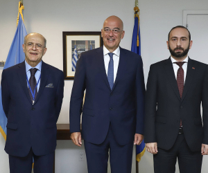 Armenian, Cypriot, Greek Foreign Ministers Discuss Azerbaijani Attacks