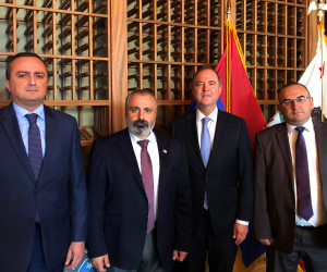 Artsakh Foreign Minister, U.S. Congressman Adam Schiff Discuss Karabakh Conflict