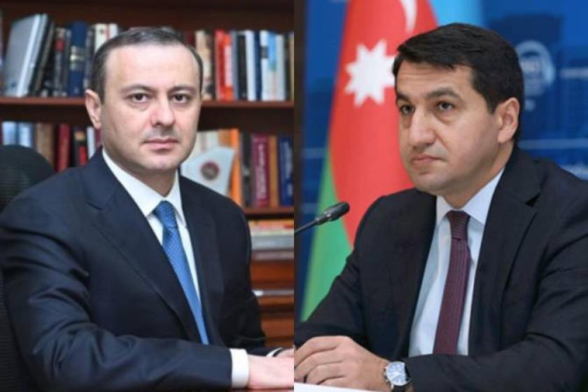 Arman Grigoryan, Hikmet Hajiyev Meet at White House