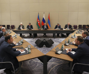 Armenian, Russian, Azerbaijani Foreign Ministers Meet in Astana