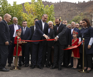 Armenian, Iranian Foreign Ministers Open Iranian Consulate in Kapan