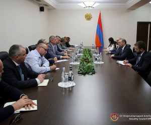 ԱԽ քարտուղար Արմեն Գրիգորյանն ընդունել է ԵԱՀԿ կարիքների գնահատման առաքելության անդամներին