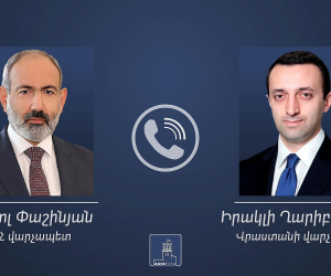 Состоялся телефонный разговор премьер-министров Армении и Грузии