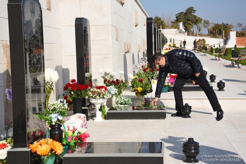 Artsakh President Pays Respects to 2020 War Dead