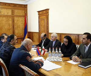 Armenian Police Chief, Iranian Ambassador Discuss Law Enforcement Cooperation